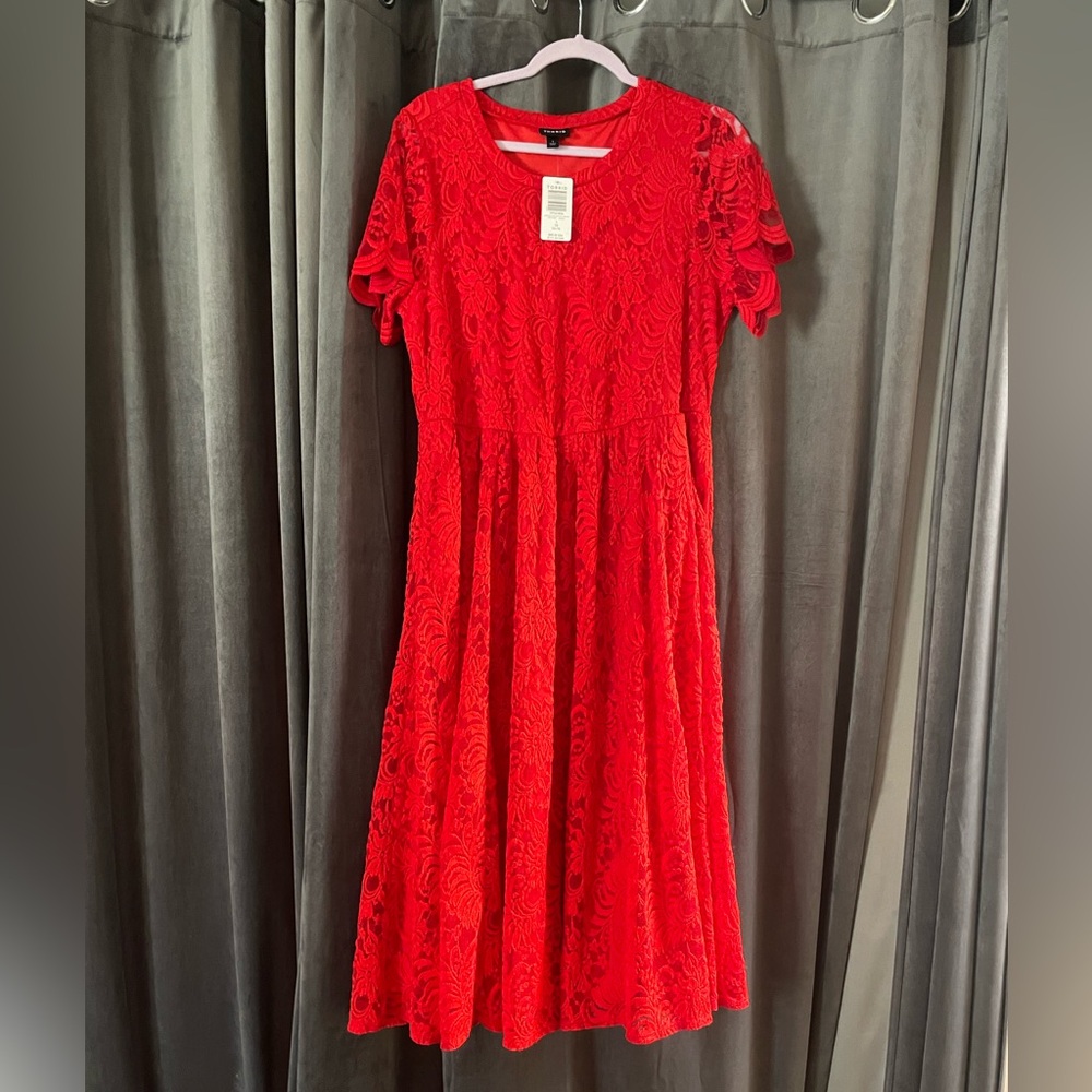 Red Lace Dress